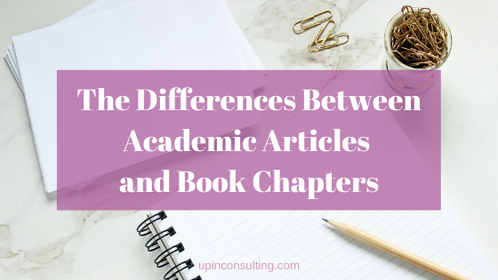 The Differences Between Academic Articles and Book Chapters